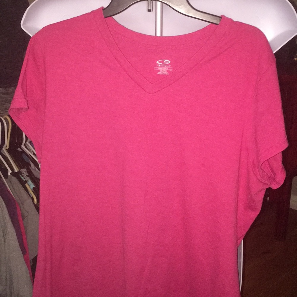 Hot pink work out tee t-shirt size XXL